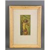 Image 2 : Canadian Oil Painting of Figure on Panel Framed