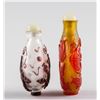 Image 2 : 2 Assorted Chinese Peking Glass Snuff Bottles