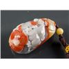 Image 2 : Chinese Two Tone Hardstone Carved Fu Mouse Toggle