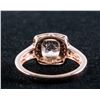 Image 4 : Silver Rhodium Plated Morganite Ring Rv $300