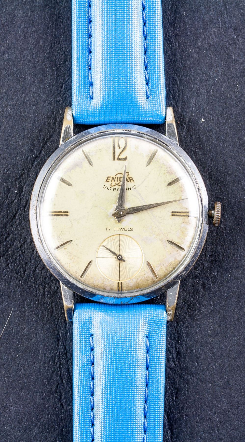 Vintage Enicar Ultrasonic 17 Jewels Watch Working