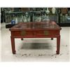 Image 1 : Chinese Lacquered Wood Low Tea Table