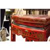 Image 8 : 19/20th Century Chinese Red Lacquer Furniture Set