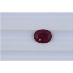 3.87ct  Ruby Oval cut