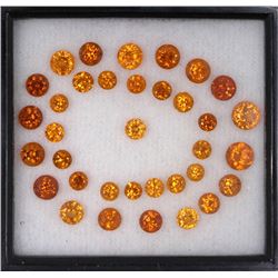 21.40cts nRound Shape Spessartite Garnet