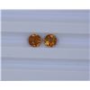 Image 1 : 1.37ct Yellow Tourmaline match pair Round cut