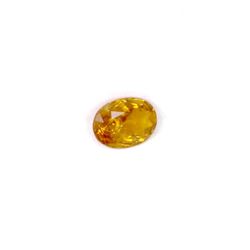 1.03 ct yellow tourmaline oval cut