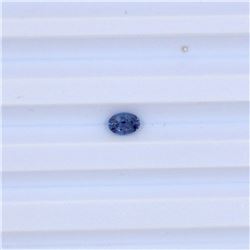 0.583 ct natural ceylon blue sapphire oval cut