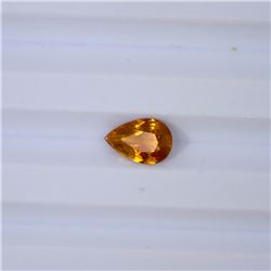 1.12 ct yellow tourmaline pear cut