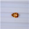 Image 1 : 1.12 ct yellow tourmaline pear cut