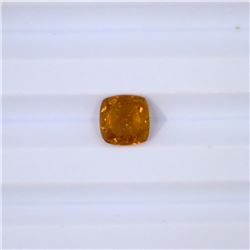 1.17 ct yellow tourmaline cushion cut