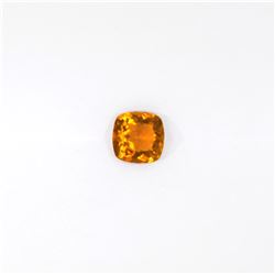 0.97 ct yellow tourmaline princess cut