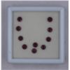 Image 1 : 6.73ct Ruby 10pcs Round cut