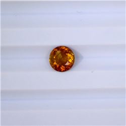 1.17 ct yellow tourmaline round cut