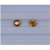 Image 1 : 1.17ct Yellow Tourmaline match pair Round cut