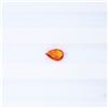Image 1 : 0.48 ct natural ceylon orange sapphire pear cut
