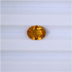 1.47 ct yellow tourmaline oval cut