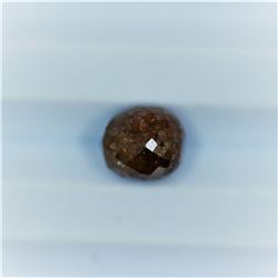 2.83ct Natural Brown red diamond Brolite with hole  cut