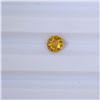 Image 1 : 0.49 ct yellow tourmaline round cut