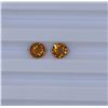 Image 1 : 1.56ct Yellow Tourmaline match pair Round cut