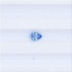 0.57 ct natural ceylon blue sapphire pear cut