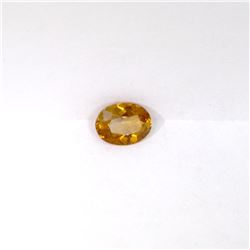 1.09 ct yellow tourmaline oval cut