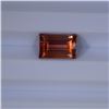 Image 1 : 2.37 ct peach brown tourmaline emerald cut