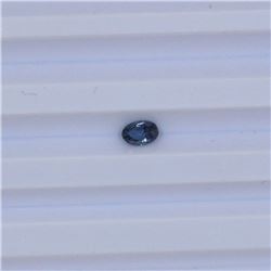 0.55 ct natural ceylon blue sapphire oval cut