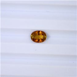 1.08 ct yellow tourmaline oval cut