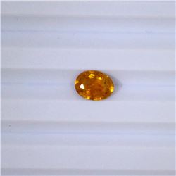 1.45 ct yellow tourmaline oval cut