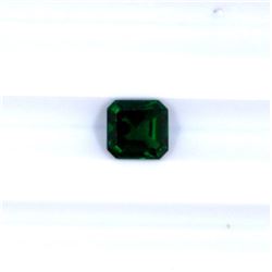 1.79 ct natural chrome tourmaline princess cut