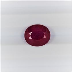 4.72ct  Ruby Oval cut