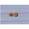 Image 1 : 0.85ct Yellow Tourmaline match pair Round cut