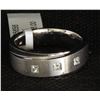 Image 1 : 14K WHITE GOLD PRINCESS CUT DIAMOND RING:12.50 GRAMS/DIAMOND:0.28CT
