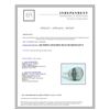 Image 3 : BLUE DIAMOND 0.87CT 14K WHITE GOLD RING