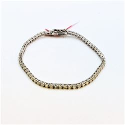 18K White Gold 9.50gm BRACELET