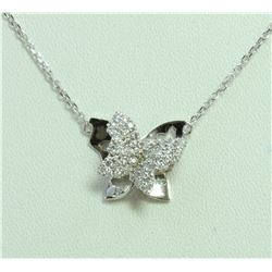 14K White Gold Pendant:3.6g/Diamond:0.3ct