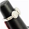 Image 2 : 18K White Gold 4.55gm RING