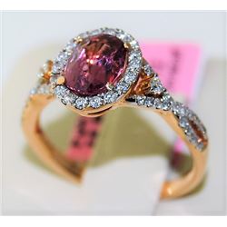 SPINEL 1.47ct 18K Rose Gold 3.12gm Ring