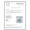 Image 3 : 14K WHITE GOLD RING 5.27GRAM / DIAMOND 0.41CT GH COLOR Si CLARITY