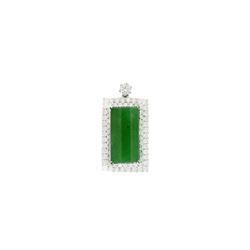 GIA 8.77 grams (gross) Natural Burma Jadeite Jade Type A