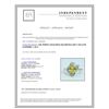 Image 3 : YELLOW SAPPHIRE 1.76CT 14K WHITE GOLD RING 4 GRAM  DIAMOND 0.18CT