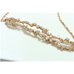 14K Rose Gold Pendant:5.1g/Diamond:1.64ct