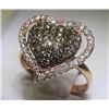 Image 1 : 1.43ct Brown Diamond 18K Rose Gold 4.75gm RING