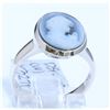 Image 4 : 14K WHITE GOLD CAMEO RING