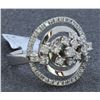 Image 4 : 14K WHITE GOLD RING: 9.68g / Diamond: 0.93ct / Diamond: 0.1ct