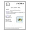 Image 3 : YELLOW SAPPHIRE 1.5CT 14K WHITE GOLD RING 4.8 GRAM  DIAMOND 0.66CT