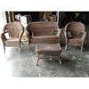 Image 1 : WICKER 4 PIECE PATIO SET