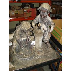 BOY AND GIRL WELL FOUNTAIN