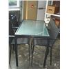 Image 2 : BAR HEIGHT PATIO TABLE 2 IN 1